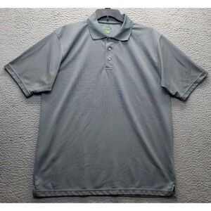 Concept Golf Performance Polo Shirt Men's XL Gray‎ Short Sleeve Collared Popover